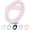 Light Pink, variant on Silicone Ring Grip Phone Holder, 360° Rotating Finger Loop, Strong Magnetic Phone Grip, Soft & Lightweight, Compatible with IPhone 17/16/15/14/13/12 Series