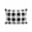 Black, variant on 1 Pack Outdoor Throw Pillow, Sage Green Plaid Waterproof Pillow with Insert Included, Spring Farmhouse Buffalo Checkered Decorative Accent Cushion Sofa Pillows for Patio Porch, 18 x 18 In