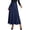 A-Navy99, variant on Yuanlong Womens Skirt Elegant Satin High Waist Ruffle Skirt A Line Flowy Soft Casual Daily Party Dating Vacation Maxi Skirt