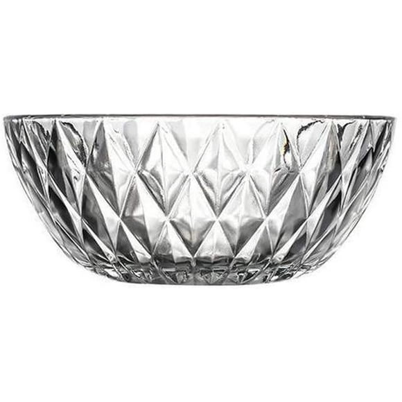 Bowl Serving Bowl Set, Crystal Clear Glass Bowl Salad Fruit Bowls, Tableware Bowl Set Of 2 Hotel tableware home noodles boiled fish soup bowl