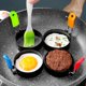 thumbnail image 4 of Juego de 4 anillos de huevo para muffins de huevo, moldes redondos para huevos para freír, molde moldeador de pan con anillo de huevo profundo para panqueques para dar forma a huevos de coci, 4 of 5