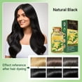 thumbnail image 2 of Botanical Extract Bubble Hair Dye, New Botanical Bubble Hair Dye Hair Dye Shampoo for Women Men, for Grey Hair, Convenient to Use, Nourish Scalp, Natural Effect, Color Protection, Bagged 26ml*10, 2 of 7