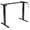 Black, variant on WoofPaw Hand Crank Stand Up Desk Frame, Manual Height Adjustable Standing Workstation with Foldable Crank Handle, Cable Management Tray, Headphone Hook, Ergonomic Sit Stand Desk Frame for Home Office