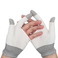 thumbnail image 5 of Dual Touch Screen Gaming Gloves High Sensitivity Sweat-Proof Seamless Gaming Gloves - White, 5 of 5