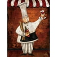 thumbnail image 2 of Medley, Elizabeth 15x18 White Modern Wood Framed Museum Art Print Titled - The Gourmets II, 2 of 4