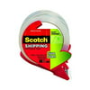scotch sure start shipping packaging tape with dispenser, 1.88 inches x 38.2 yards, 2 roll with dispenser (3450s-rd)