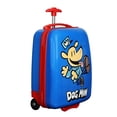 thumbnail image 2 of Dog Man Character Logo Blue 16.5" Rolling Toddler Luggage, 2 of 6