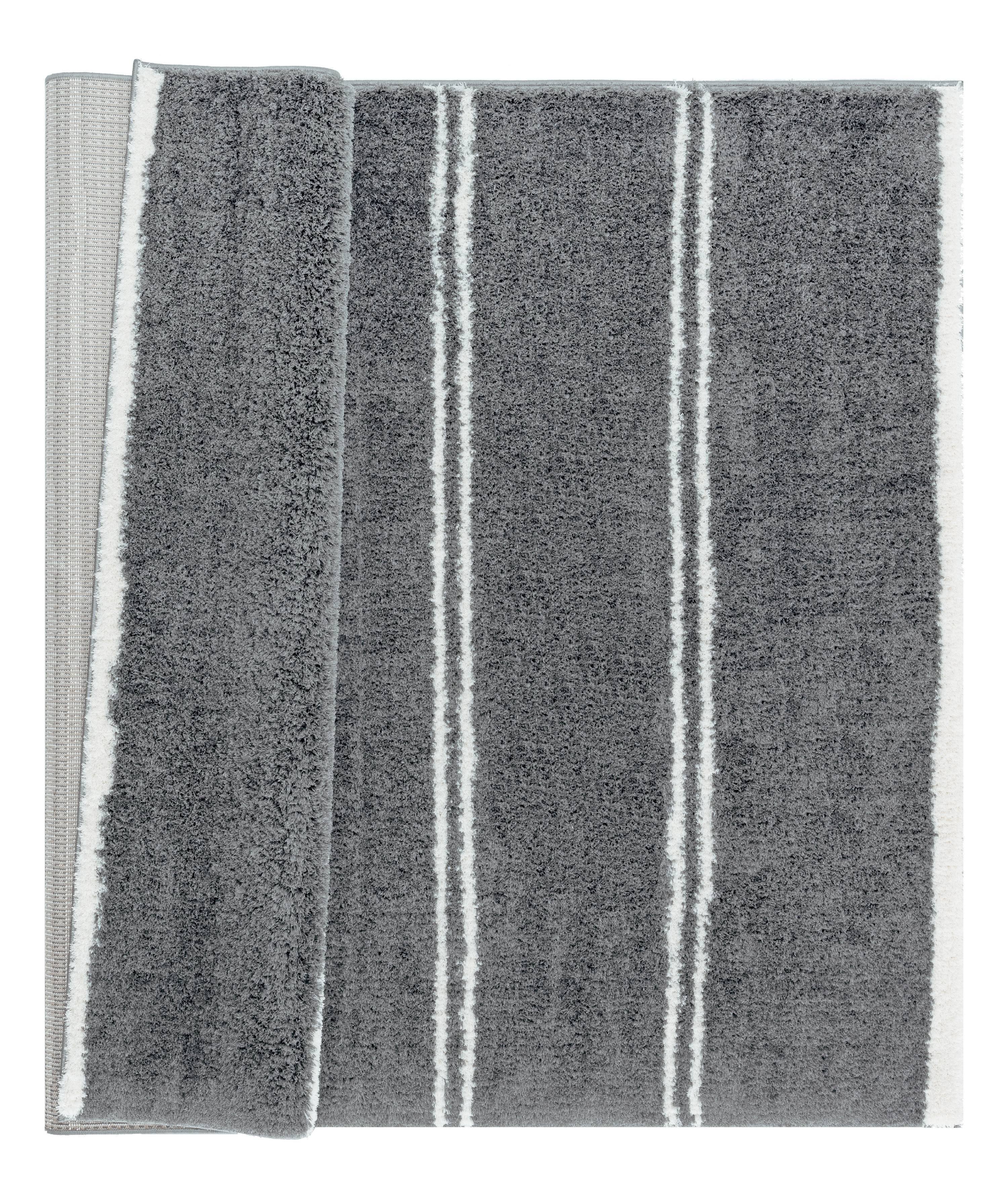 United Weavers Celestial Gadreel Contemporary Stripe Area Rug, Grey, 5'3" x 7'2"