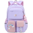 thumbnail image 1 of Mochila HIPOTUO Unicorn Rainbow para niñas escolares de más de 3 años HIPOTUO, 1 of 9