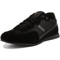 thumbnail image 6 of Boss Rusham Low Men's Low Top Lace Up Synthetic Trainers In Black Size 10, 6 of 6