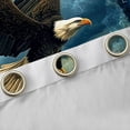 thumbnail image 4 of Homewish Wildlife Eagle Black Out Curtains For Kids Children Teens,Woodland Animal Curtains Pack of 2 (42x63 Each),Abstract Lightning Bedroom Curtains,Exotic Style Bedroom Decor, 4 of 6