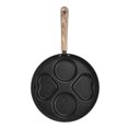 thumbnail image 2 of Nonstick Divided Grill Pan, Versatile Breakfast Grilling Pan with Iron Material, Effective Heat Conducting Skillet, Ideal for Frying Eggs, Burgers, Pancakes At Home, 2 of 7