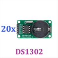 thumbnail image 2 of 20 Unids/Set DS1302 Módulo de Reloj en Tiempo Real Sin Módulo Multifunción de Componentes Electrónicos de Sincronización de Batería CR2032, 2 of 5