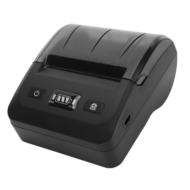 Mobile Thermal Printer, Lightweight Clear Printing Energy Saving Receipt Label Printer Support Multi Language Small 80mm for Restaurant for Windows