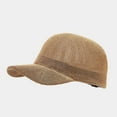 thumbnail image 2 of MKKAS Women's Straw Baseball Cap Hat Natural Beachy Bohemian Woven Paper Straw Breathable Adjustable Hat for Summer Sun Protection, Khaki, Baseball Cap Hat, Women's, Straw, 2 of 7