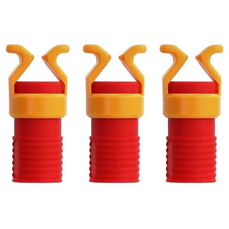 

3Pcs ABS Plastic Screw Holder Screw Claws Universal Screw Fixing Set Clamper Screw Bits Fixed Sleeve 40 x 18mm (Red)