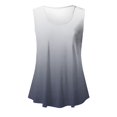 thumbnail image 4 of Women Gradient Tank Tops Sleeveless Pullover Top Loose Flowy Blouses Summer Streewear Top Camisole, 4 of 6