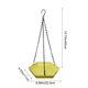 thumbnail image 3 of Comedero colgante para colibríes | Decoración de jardín exterior con cadena | Comedero de plástico para agua y néctar | Atrae aves silvestres al jardín, patio o terraza | 1 pieza, 3 of 6