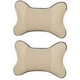 thumbnail image 1 of Neck Rest Car Seat Head Danny Leather HeadRest Soft Support Cushion Pad W/high Elasticity Strap High-Quality New, 1 of 12