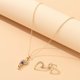 thumbnail image 3 of Conjunto de aretes de collar de diamantes de joyería de moda para damas Wmkox8yi sjalhkljlk1348, 3 of 6