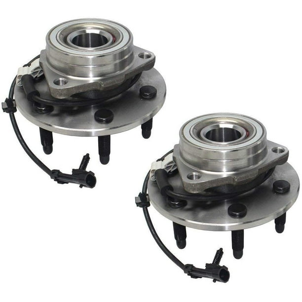 Pair 2 Front Wheel Hub and Bearing Assembly for 20012006 GMC Yukon