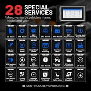 TOPDON AD800BT 2 Car Diagnostic Tool, Bidirectional OBD2 Scanner with 28+ Services, CANFD/FCA AutoAuth, Lifetime Free Updates
