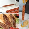thumbnail image 3 of NewSingle Row Kebab Maker Bbq Meat Skewer Machine Kebab Press Maker Reusable Plastic Bbq Skewer Maker Kebab Preparation BBQ Tool, 3 of 5