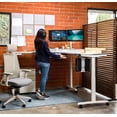thumbnail image 3 of VersaDesk® Powerlift Electric Corner Desk, Height Adjustable standing desk converter for Home & Office | Black Frame, Black Surface (72"x72"), 3 of 7