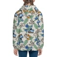 thumbnail image 6 of Pofeuu Dinosaurs And Leaves Print Teenage Zipper Hoodie Sweatshirts Hooded Casual Jackets With Pocket For Boys Girls-Small, 6 of 6