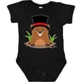 thumbnail image 3 of Inktastic Groundhog Day with Groundhog in Top Hat Boys or Girls Baby Bodysuit, 3 of 5