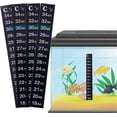 thumbnail image 1 of Thermometer Strip,5 PCS Fish Tank Thermometer,2 Temperature Readings,3 Color Marks, 1 of 5