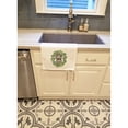 thumbnail image 2 of Carolines Treasures CK8850WTKT 28 x 19 in. Unisex Cocker Spaniel Black & Tan Christmas Wreath White Dish Towels Kitchen Towel - Set of 2, 2 of 3