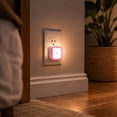 thumbnail image 6 of Pink Night Light Plug-into Wall - 1 Pack Night Light Dusk to Dawn Sensor Plug in LED Lighting, Auto-On/Off Lamp for Home Living Room Bedroom Bathroom Hallway Kitchen, 6 of 7