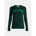 thumbnail image 6 of Time and Tru Women's and Women's Plus Holiday Talking Sweater with Long Sleeves, Midweight, Sizes XS-4X, 6 of 6