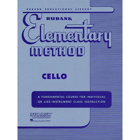 Rubank Elementary Method - Cello, (Paperback)