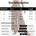 thumbnail image 4 of Laqbezok Women's High Waist Smocked Palazzo Pants, Wide Leg Casual Trousers, Loose Flowy Summer Beach Vacation Slacks, 4 of 7