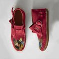 thumbnail image 1 of Zapatos de mujer Punta redonda Retro Gato Estampado Estilo étnico Hebilla de gamuza Zapatos casuales planos Wmkox8yii FOPL1546, 1 of 5