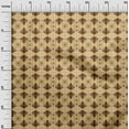 thumbnail image 3 of oneOone Polyester Lycra Gamboge Yellow Fabric Asian Ikat Craft Projects Decor Fabric Printed By The Yard 56 Inch Wide, 3 of 4