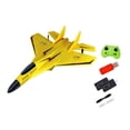thumbnail image 4 of Modelo de avión de control remoto de juguete de plano RC con luz de ala de nocturna Hobby RC Glider para principiantes de 8 a 12 años 2 amarillos, 4 of 8