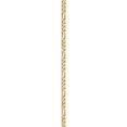 thumbnail image 2 of 14K Yellow Gold 2.25mm Flat Figaro Chain (30 X 2.25) Made In South Africa ffl060-30, 2 of 4