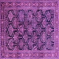 thumbnail image 1 of Ahgly Company Indoor Square Persian Purple Traditional Area Rugs, 3' Square, 1 of 4