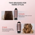 thumbnail image 3 of 2-in-1 Automatic Rotating Hot Air Brush Set, Hair Dryer and Volumizer with 2 Interchangeable Barrels for Salon Blowouts at Home, 3 of 5