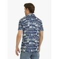 thumbnail image 5 of Chaps Men's and Big Men's Short Sleeve Performance Printed Polo Shirt, Sizes S-3XL, 5 of 8