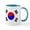 White/Blue Inside, variant on CafePress - Korear_F Copy Ceramic Mug - 11 oz Ceramic Mug - Novelty Coffee Tea Cup