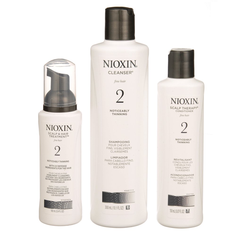 Nioxin Nioxin Hair System Kit 2 Kit Cleanser 10 Oz, Scalp Therapy