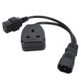 thumbnail image 2 of Cable Del Enchufe Del Divisor De Y, C14 Al PVC Del Cable Del Enchufe C19 OFC Para La Oficina, 2 of 7