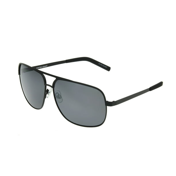 Foster Grant - Foster Grant Men's Black Pilot Sunglasses II09 - Walmart ...