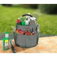 thumbnail image 3 of SHAR Cleaning Product Storage Basket, 6 Compartments, Foldable With Transport Handle(Dark Grey), 3 of 3