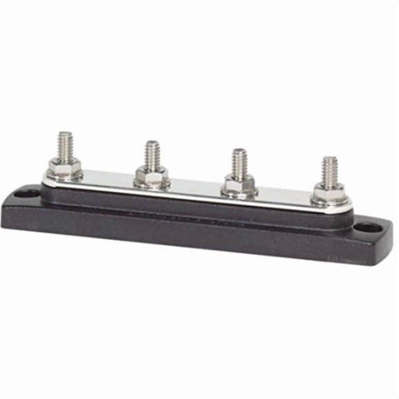 Blue Sea Systems 100 Amp Mini BusBar,150a - 4 Stud; No Cover