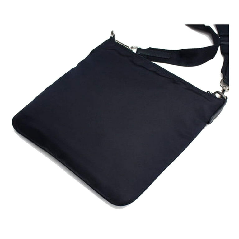 Prada Tessuto Re-Nylon Black Messenger Crossbody Handbag Prada Tessuto Re-Nylon Black Messenger Crossbody Handbag